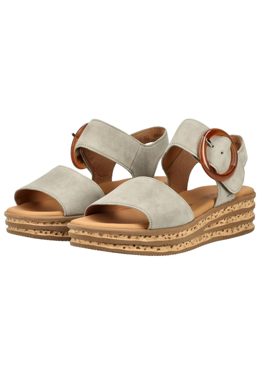Gabor Sandalen Leder Grün