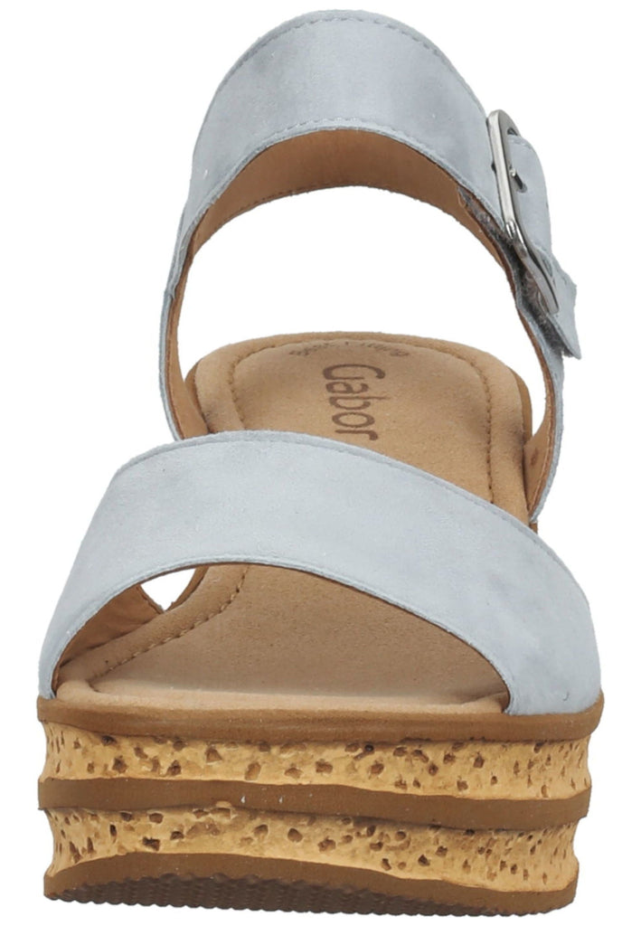 Gabor Sandalen Leder Hellblau