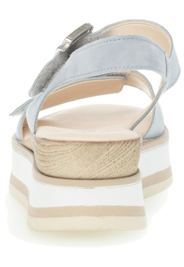 Gabor Sandalen Leder Hellblau