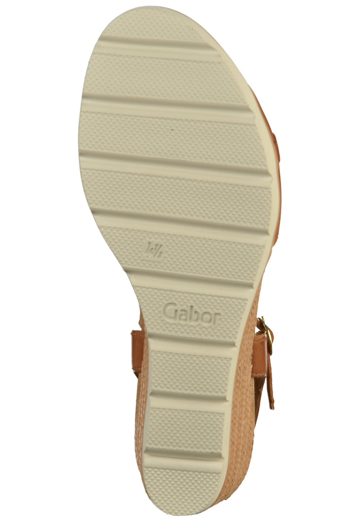 Gabor Sandalen Leder Hellbraun