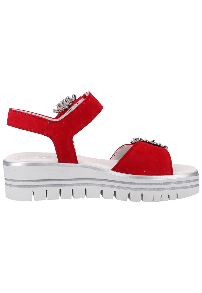 Gabor Sandalen Leder Rot