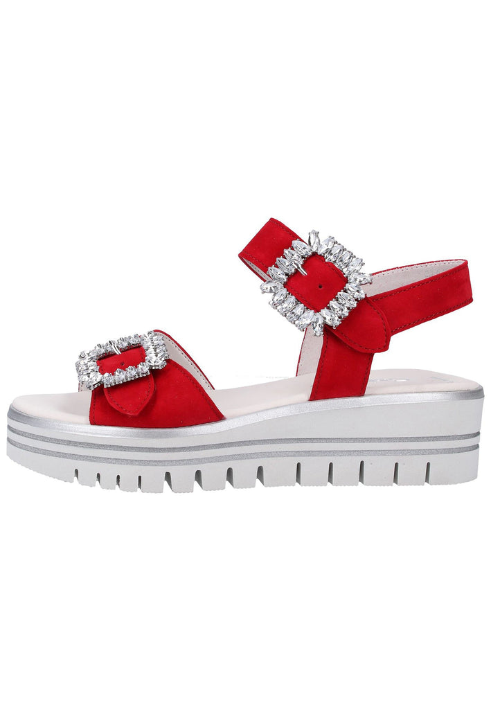 Gabor Sandalen Leder Rot