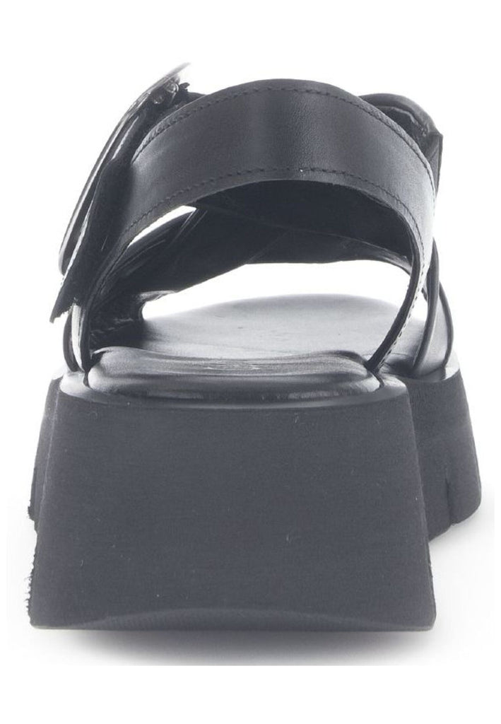 Gabor Sandalen Leder Schwarz