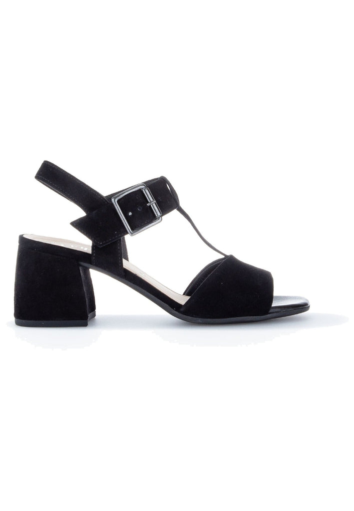 Gabor Sandalen Leder Schwarz