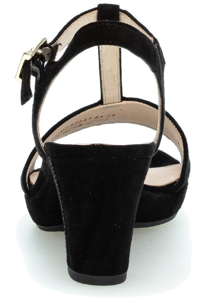 Gabor Sandalen Leder Schwarz