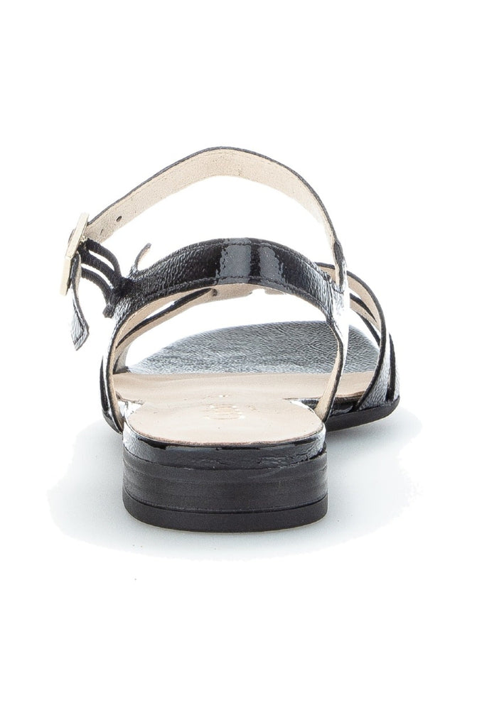 Gabor Sandalen Leder Schwarz