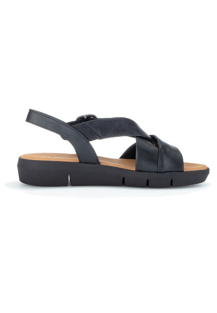 Gabor Sandalen Leder Schwarz