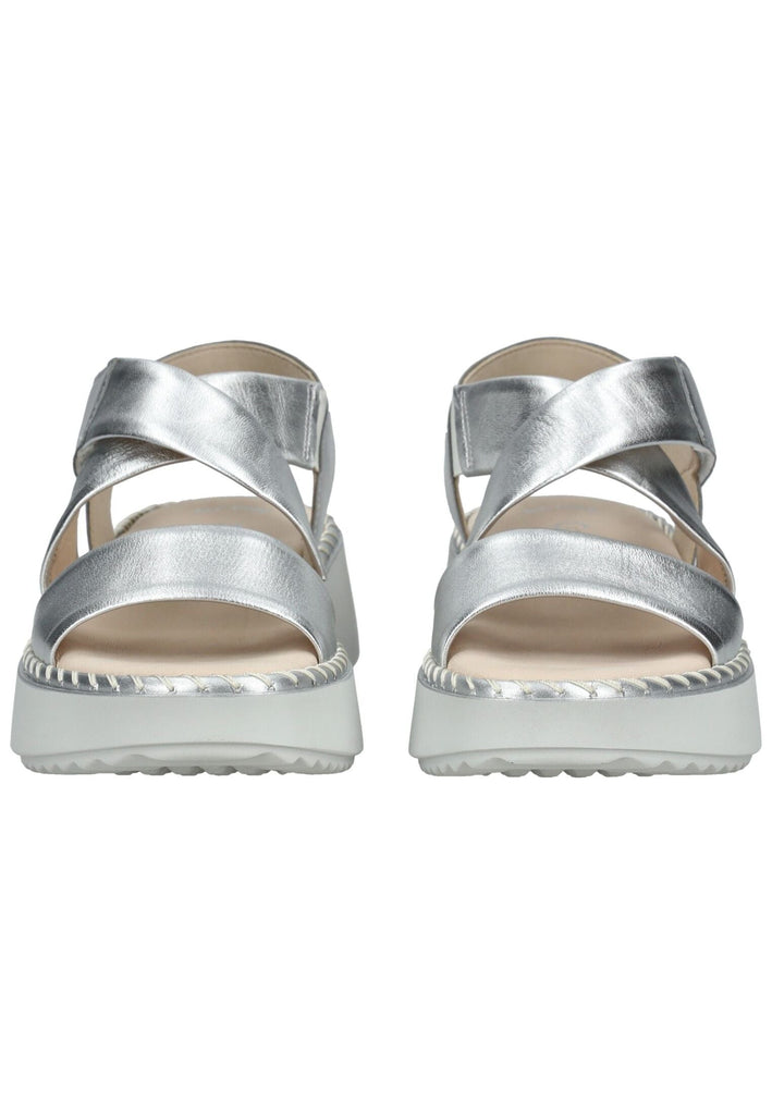 Gabor Sandalen Leder Silber
