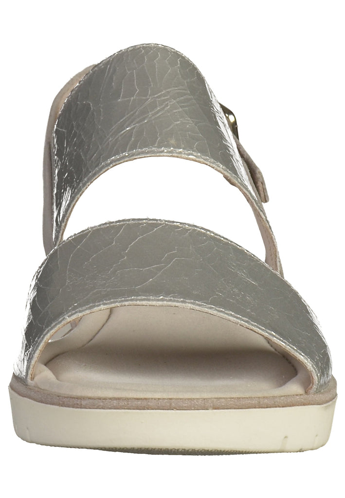 Gabor Sandalen Leder Silber