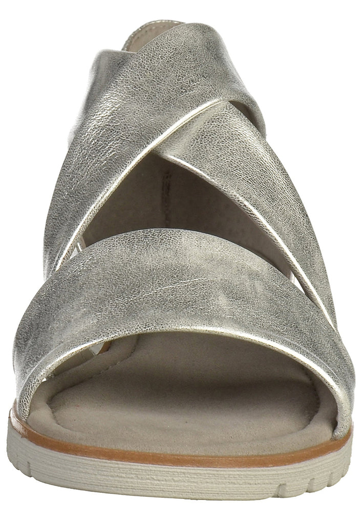 Gabor Sandalen Leder Silber