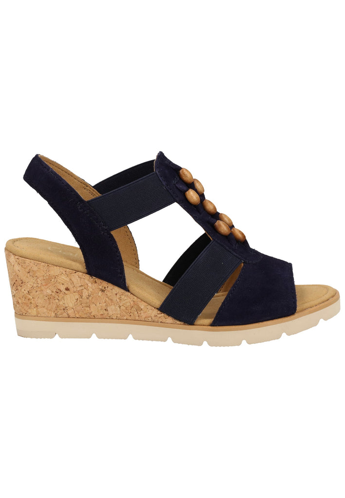 Gabor Sandalen Leder/Textil Blau