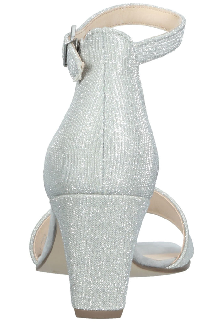 Gabor Sandalen Leder/Textil Silber