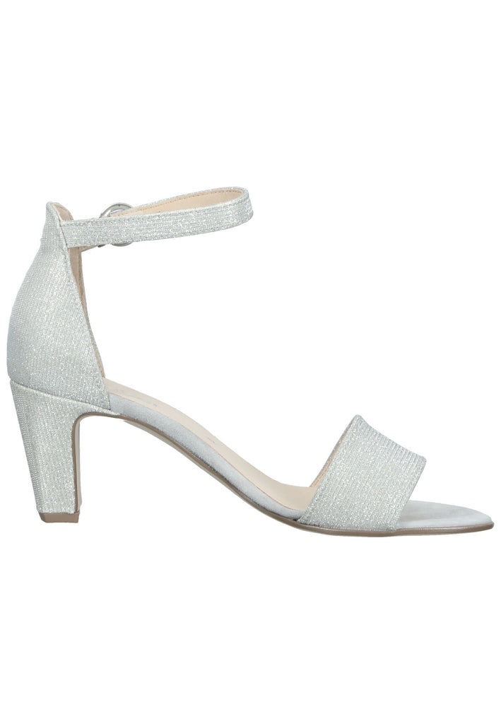 Gabor Sandalen Leder/Textil Silber