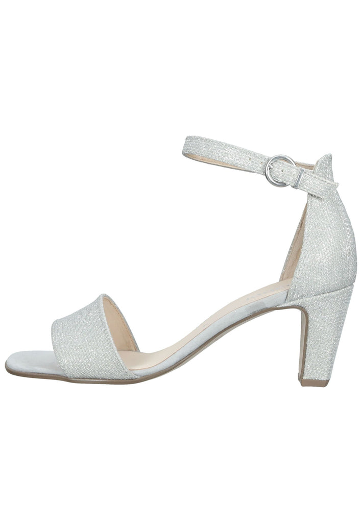 Gabor Sandalen Leder/Textil Silber