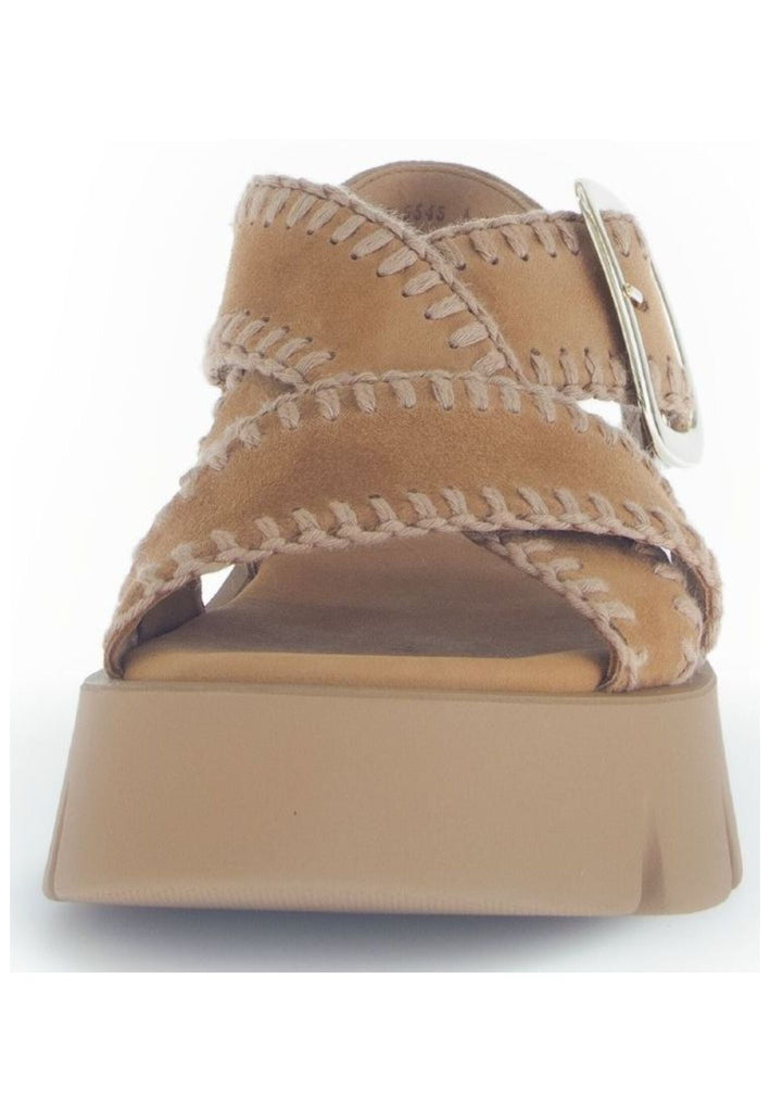 Gabor Sandalen Leder Walnut