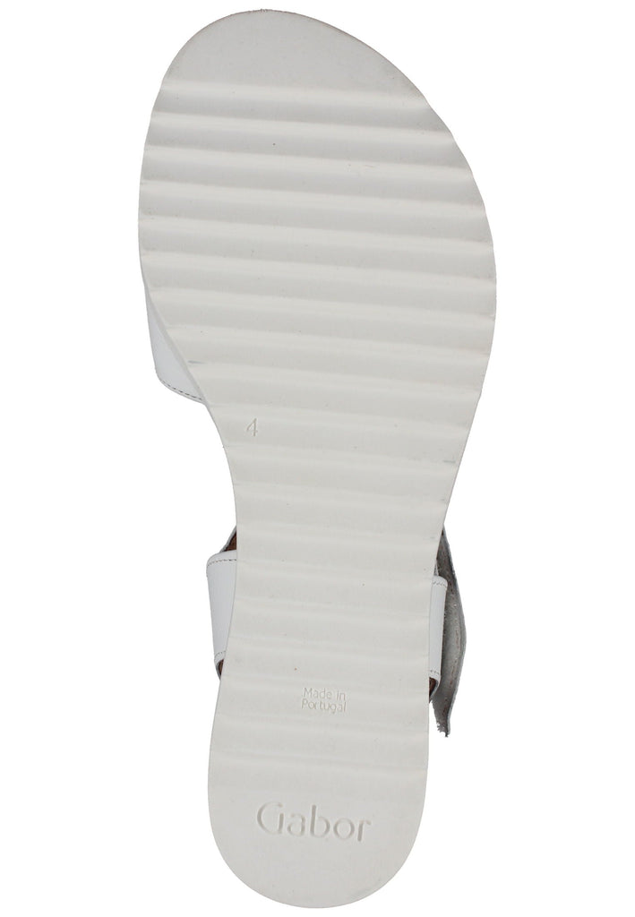 Gabor Sandalen Leder Weiß