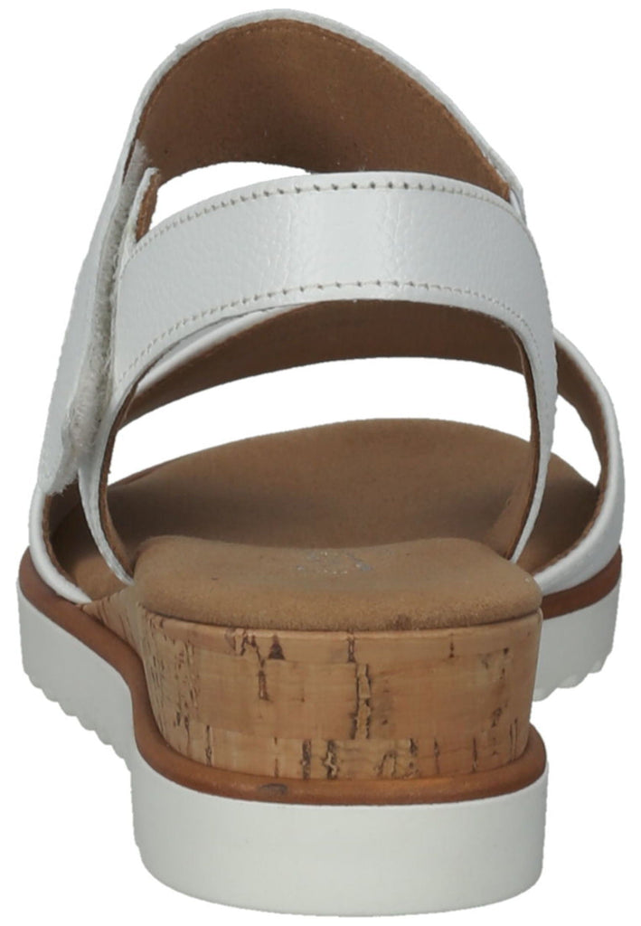 Gabor Sandalen Leder Weiß