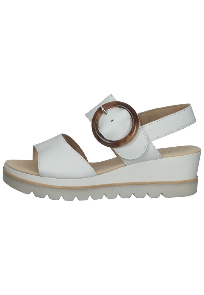 Gabor Sandalen Leder Weiß