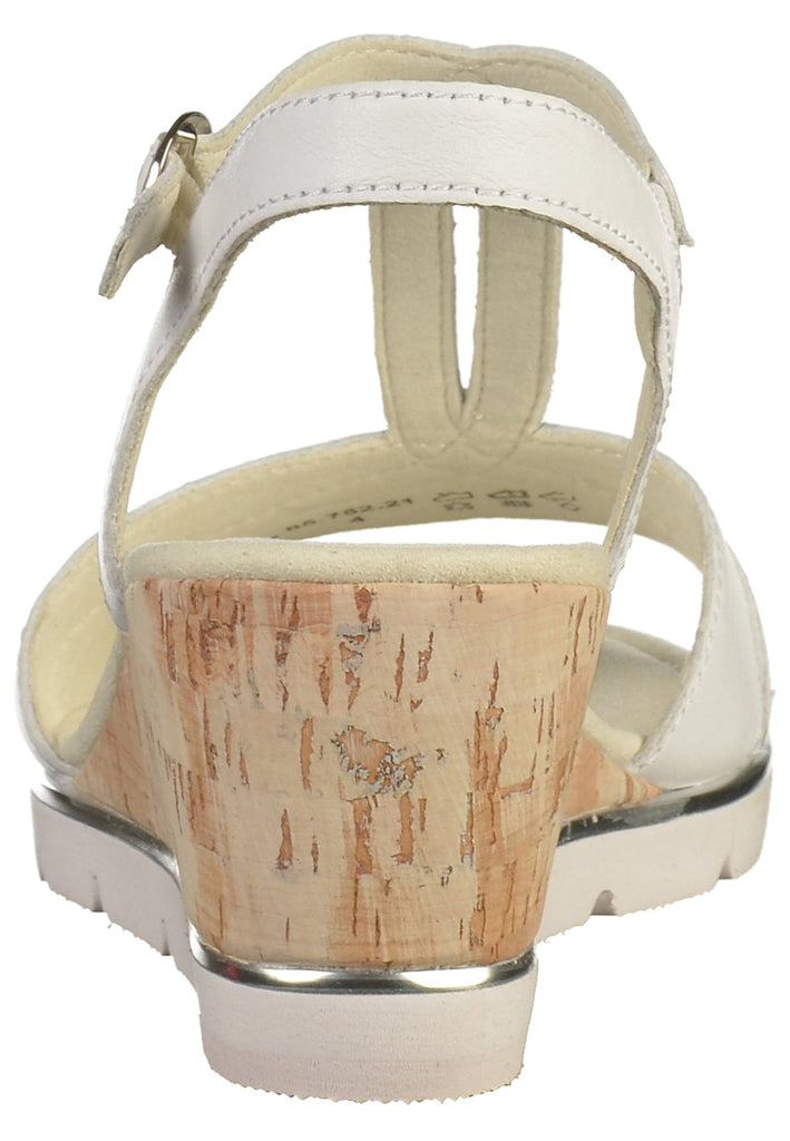 Gabor Sandalen Leder Weiß