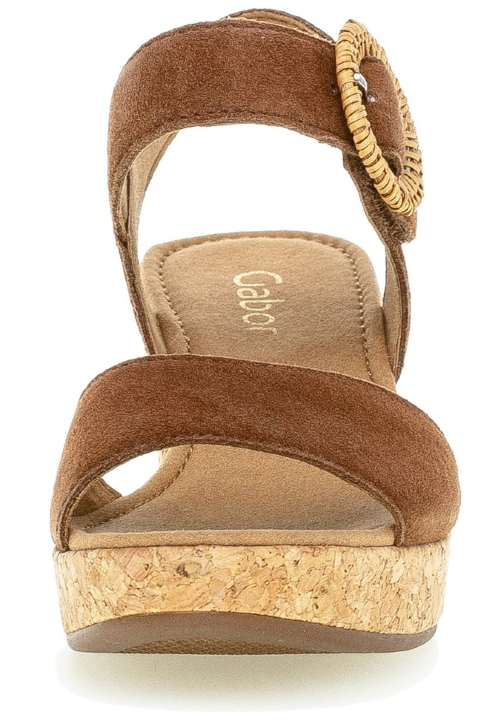 Gabor Sandalen Leder Whisky