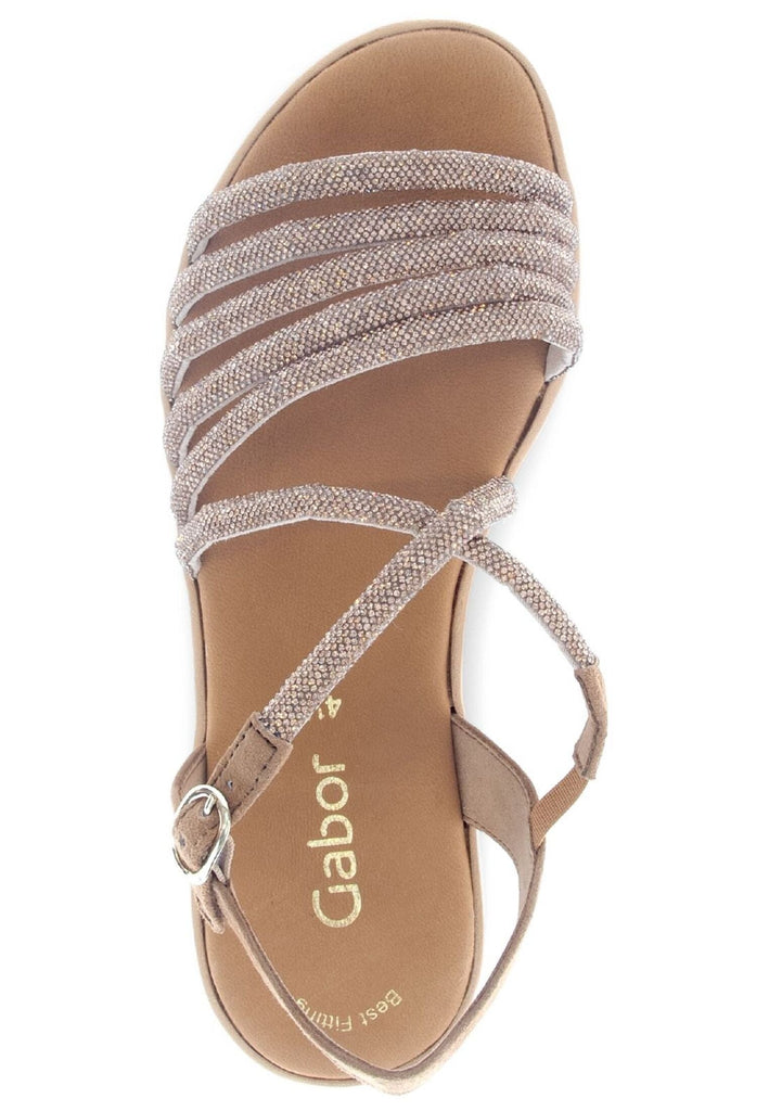 Gabor Sandalen Lederimitat Gold