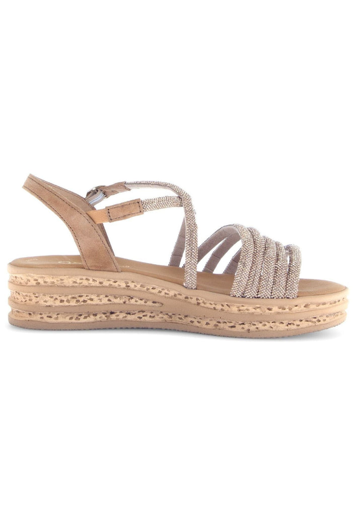 Gabor Sandalen Lederimitat Gold