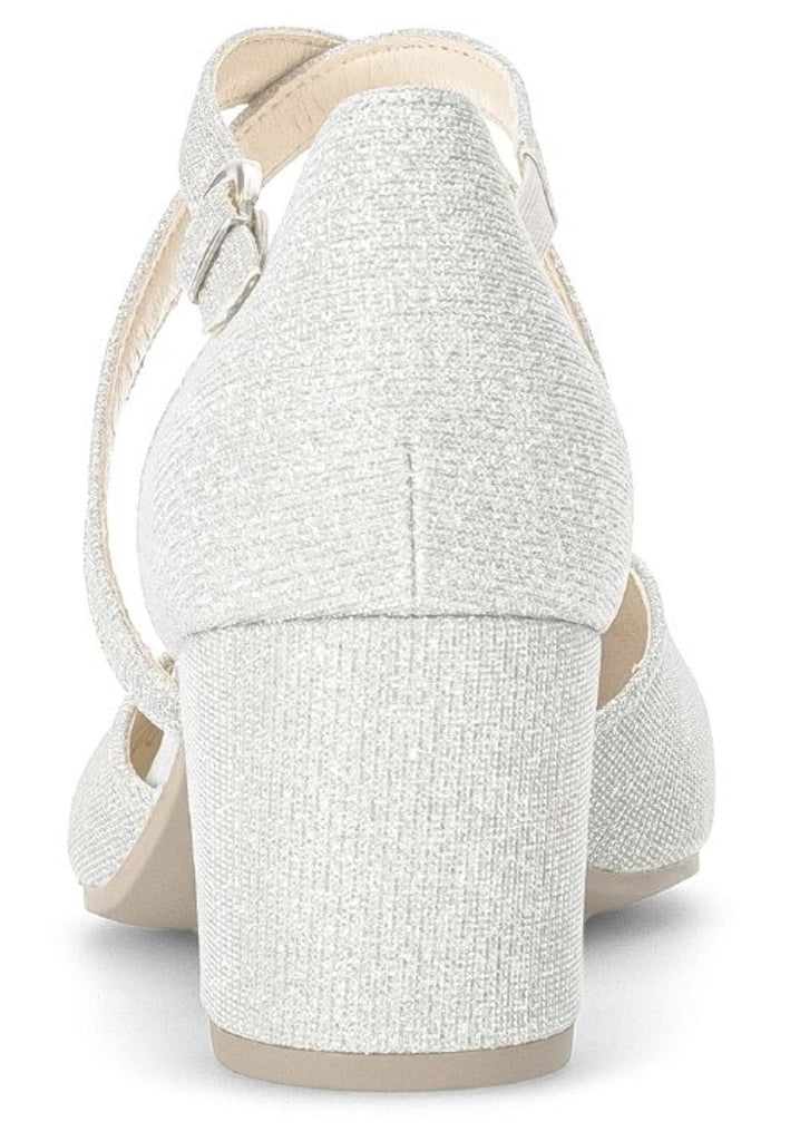 Gabor Sandalen Lederimitat Silber