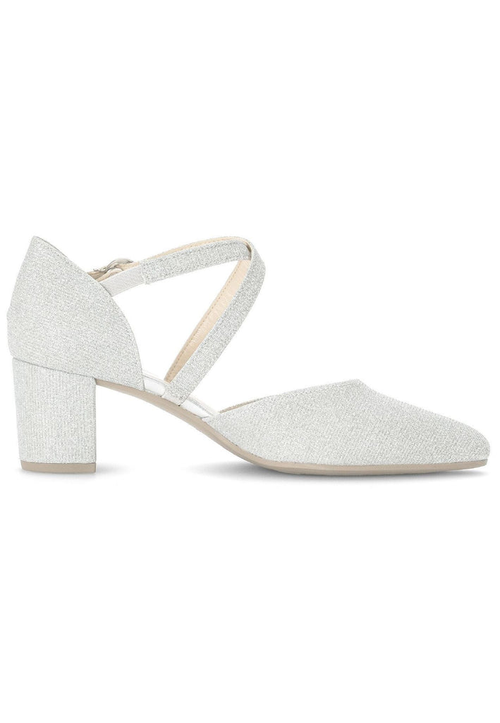 Gabor Sandalen Lederimitat Silber