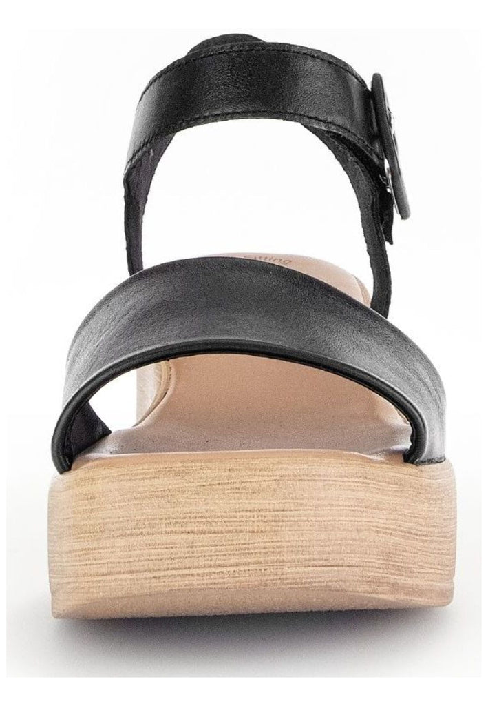 Gabor Sandalen Nappaleder Schwarz