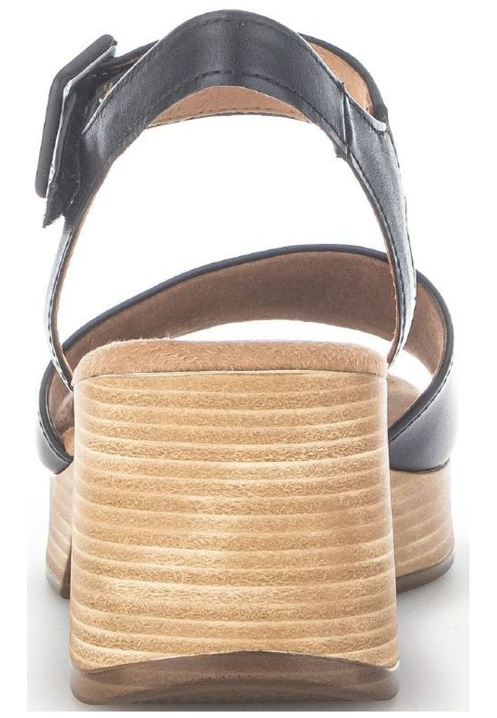 Gabor Sandalen Nappaleder Schwarz