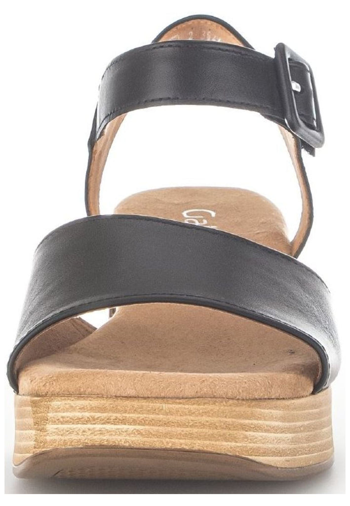 Gabor Sandalen Nappaleder Schwarz