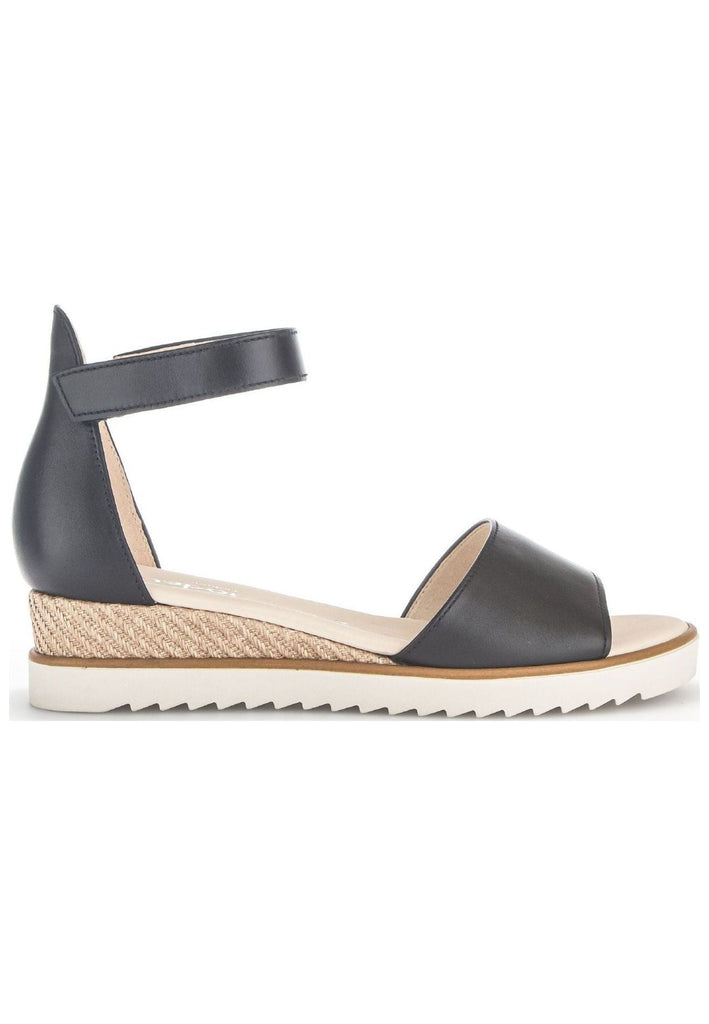 Gabor Sandalen Nappaleder Schwarz