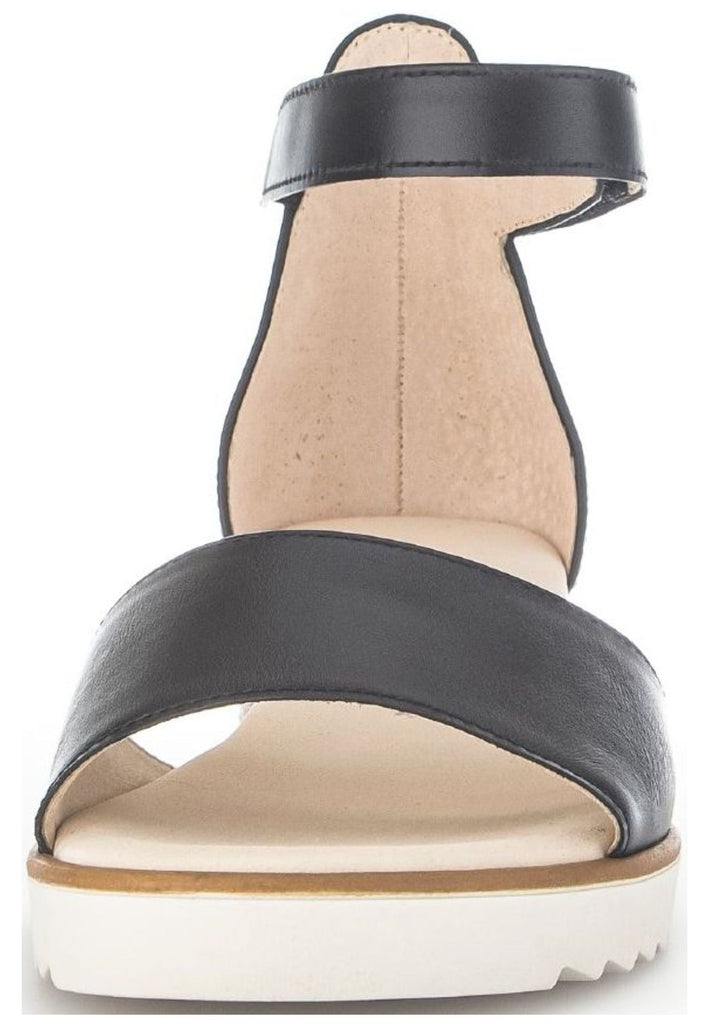 Gabor Sandalen Nappaleder Schwarz