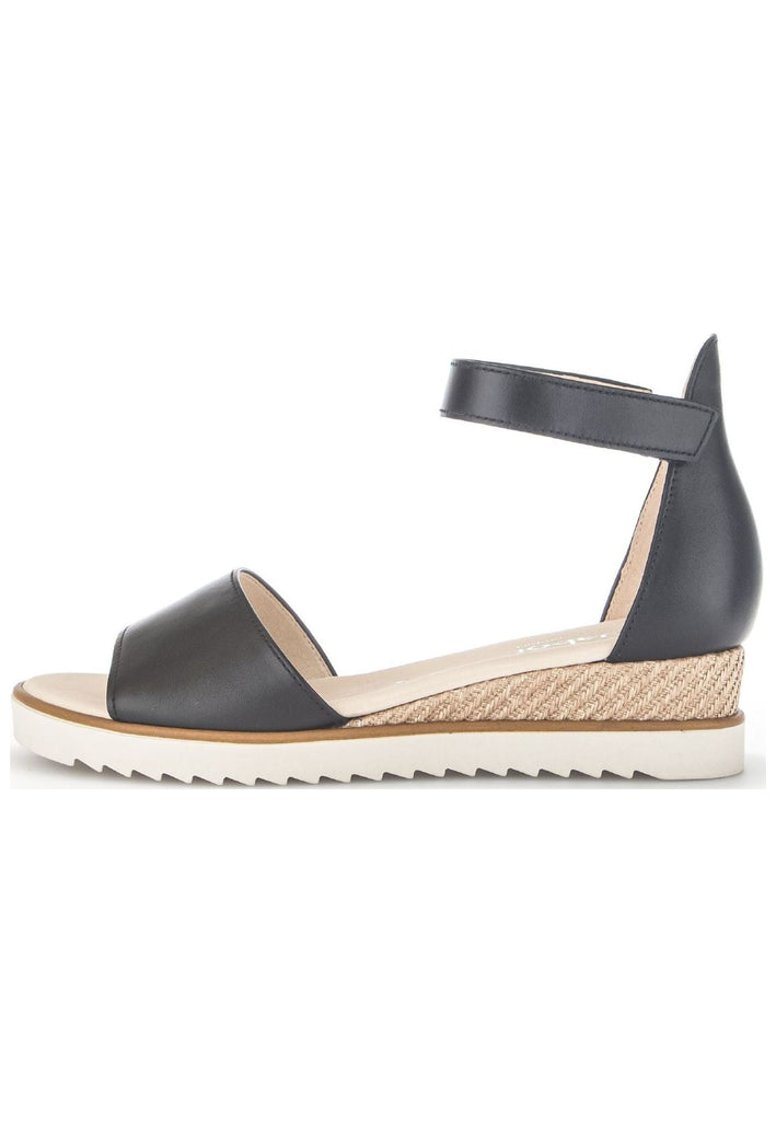 Gabor Sandalen Nappaleder Schwarz