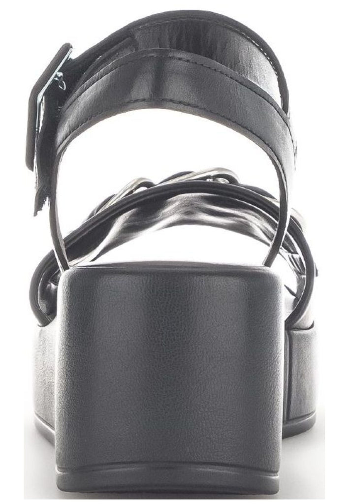 Gabor Sandalen Nappaleder Schwarz