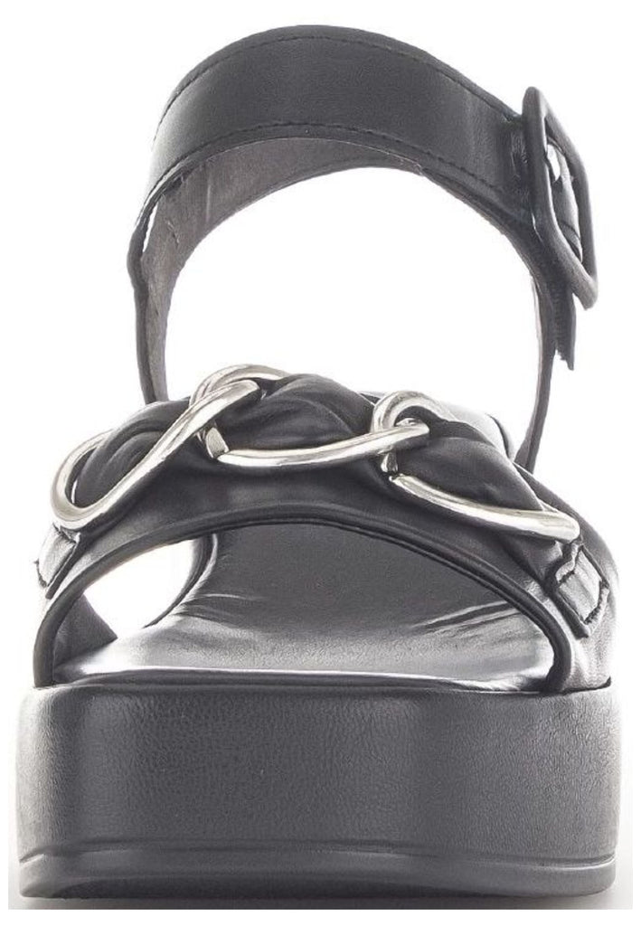 Gabor Sandalen Nappaleder Schwarz