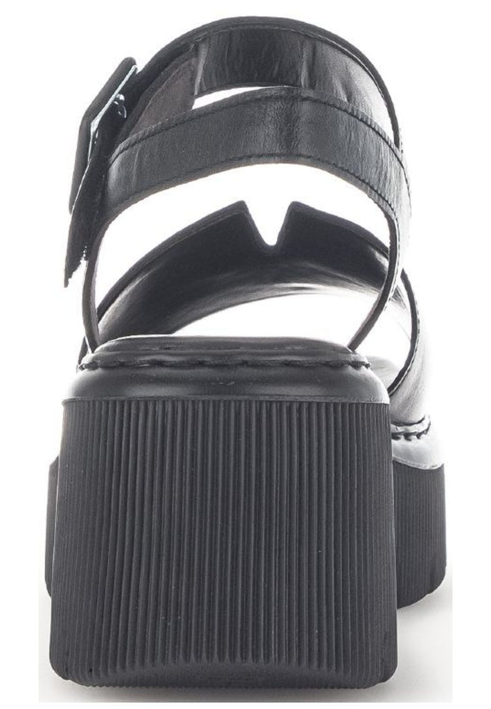 Gabor Sandalen Nappaleder Schwarz