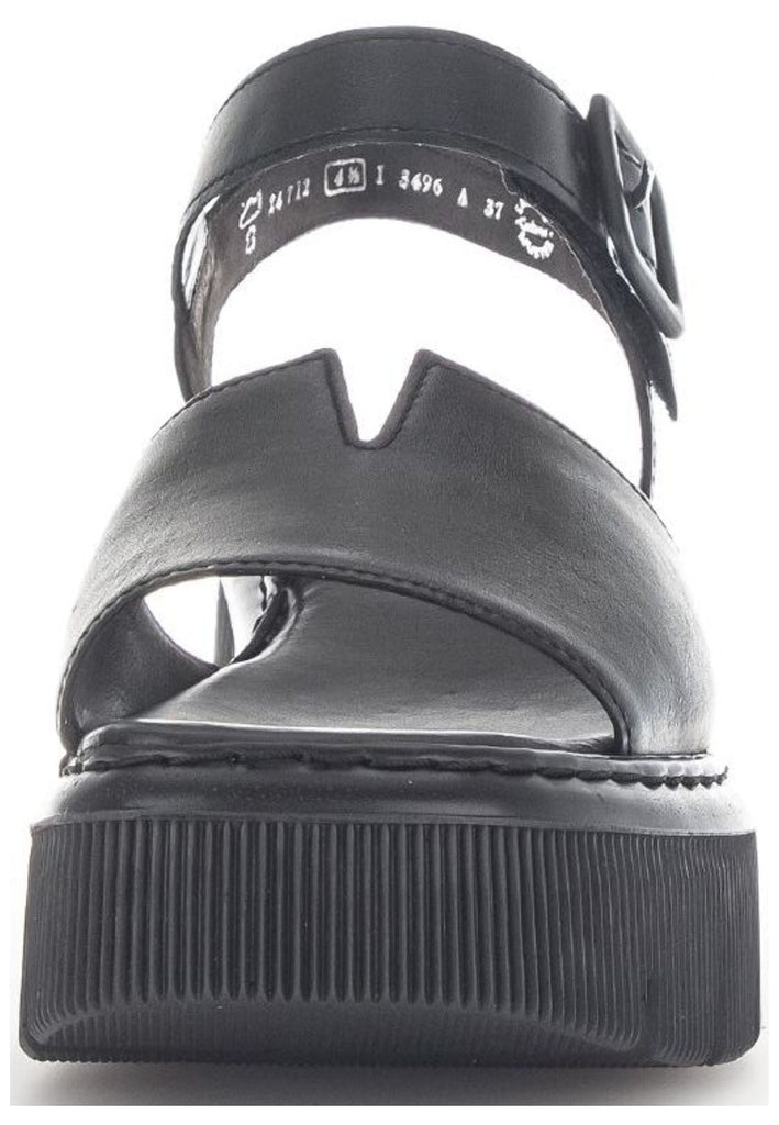 Gabor Sandalen Nappaleder Schwarz
