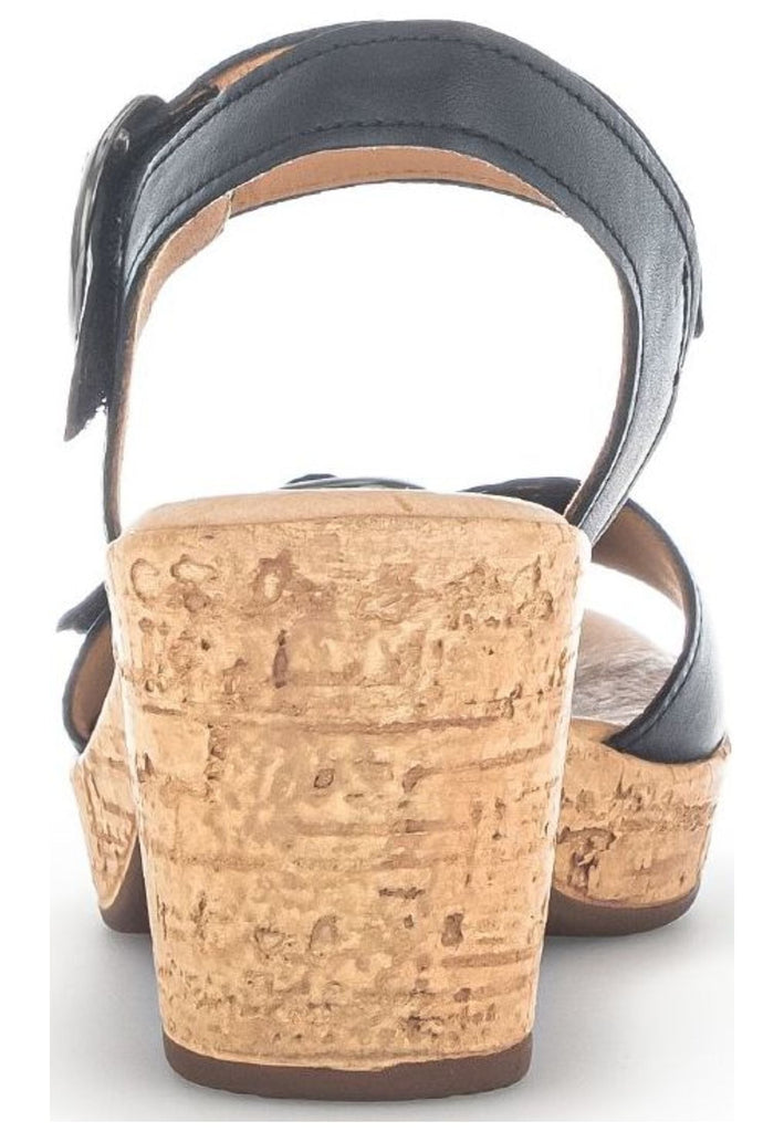 Gabor Sandalen Nappaleder Schwarz