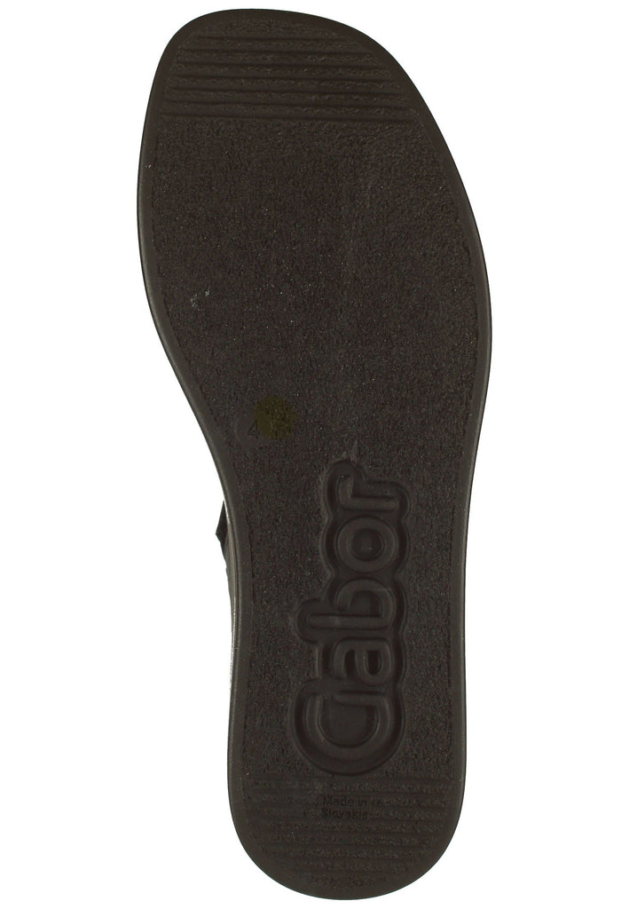 Gabor Sandalen Nappaleder Schwarz