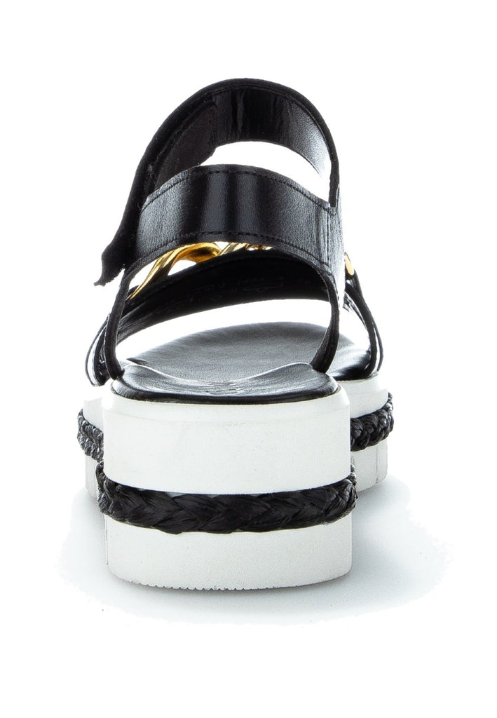 Gabor Sandalen Nappaleder Schwarz