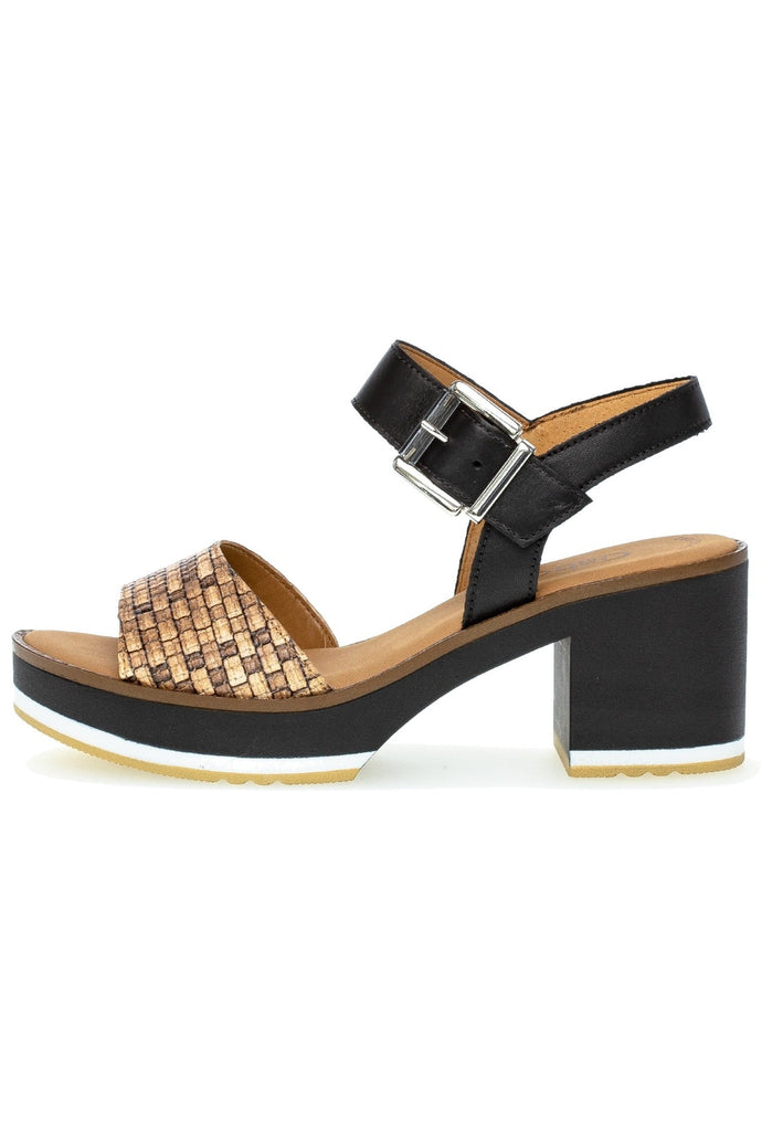 Gabor Sandalen Nappaleder Schwarz