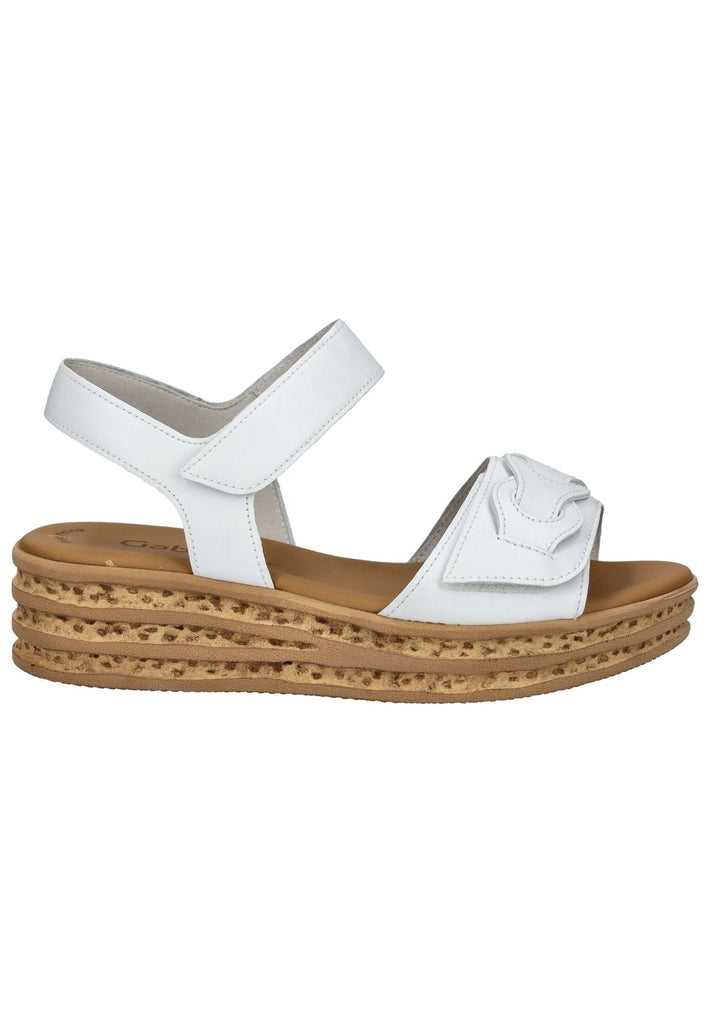 Gabor Sandalen Nappaleder Weiß