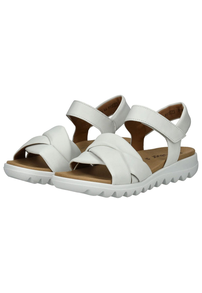 Gabor Sandalen Nappaleder Weiß