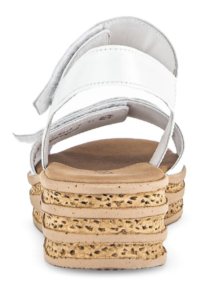 Gabor Sandalen Nappaleder Weiß