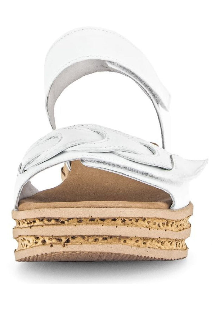 Gabor Sandalen Nappaleder Weiß