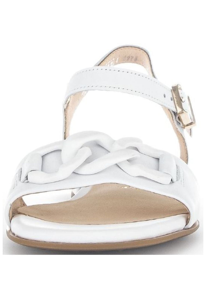 Gabor Sandalen Nappaleder Weiß