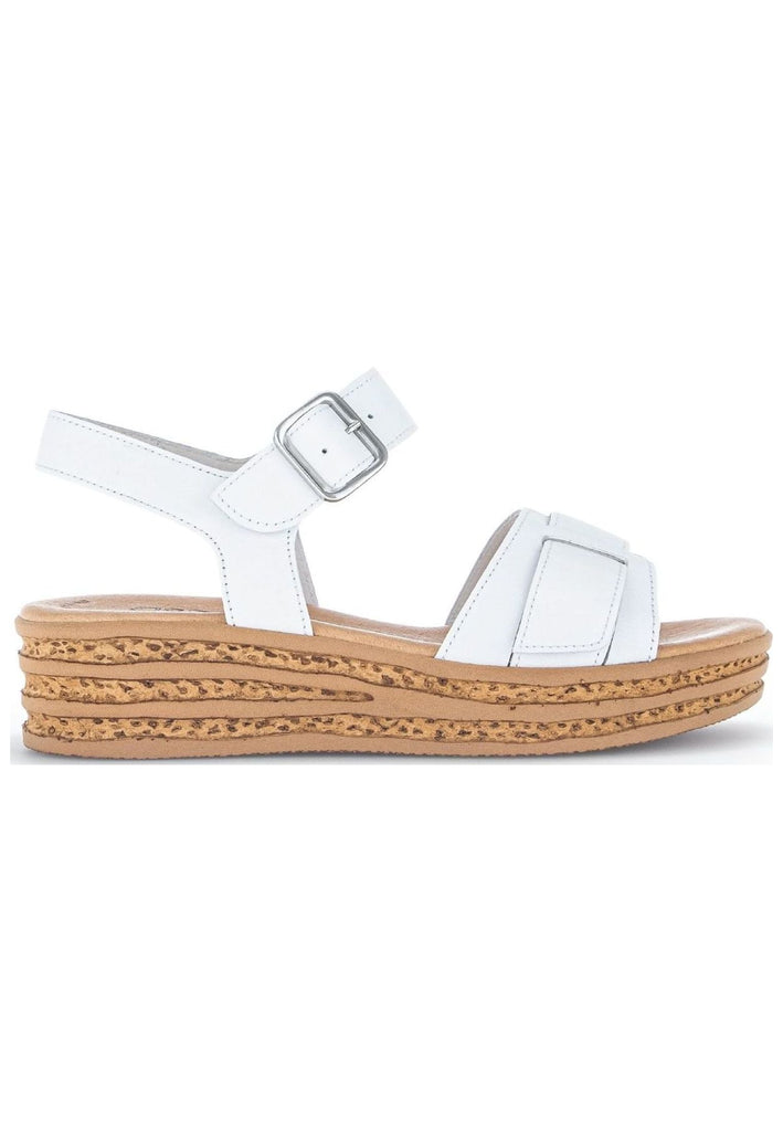 Gabor Sandalen Nappaleder Weiß