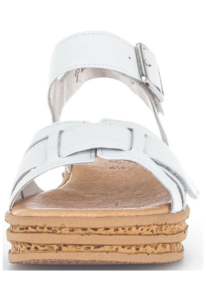 Gabor Sandalen Nappaleder Weiß