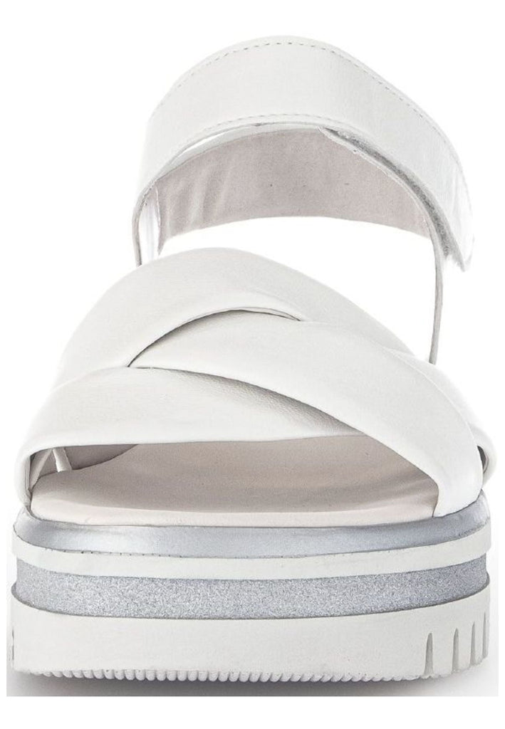 Gabor Sandalen Nappaleder Weiß